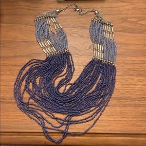 LOFT Beaded statement necklace